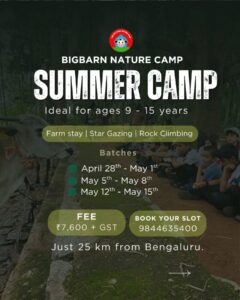 Bangalore summer camps 2026